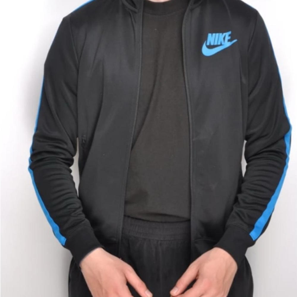 Nike Men's Black and Blue Jacket